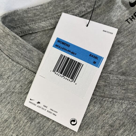 New The Nike Tee Philadelphia Phillies Women’s V-Neck T-Shirt Sz M NWT Gray - Picture 3 of 7